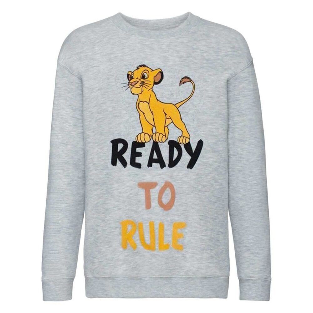The Lion King Boys Ready To Rule Simba Sweatshirt / Gray